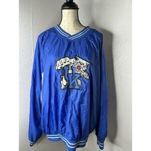 Vintage Vesi Kentucky Wildcats UK V-Neck Pullover Windbreaker Men Size XXL‎
